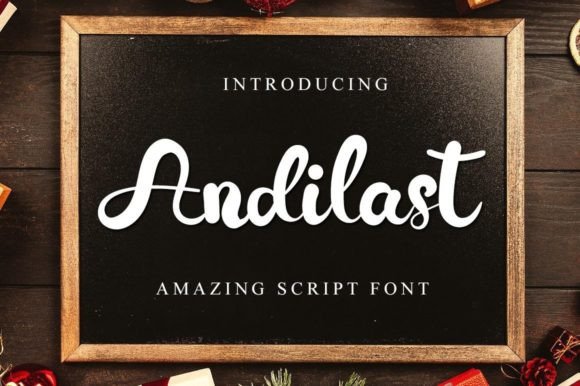 Andilast: A Sweet Script Font for Modern Branding