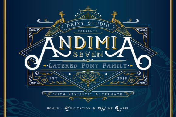 Andimia: The Serif Font for Makers