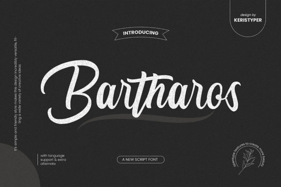 Bartharos: A Hand-Lettered Font for Digital Design