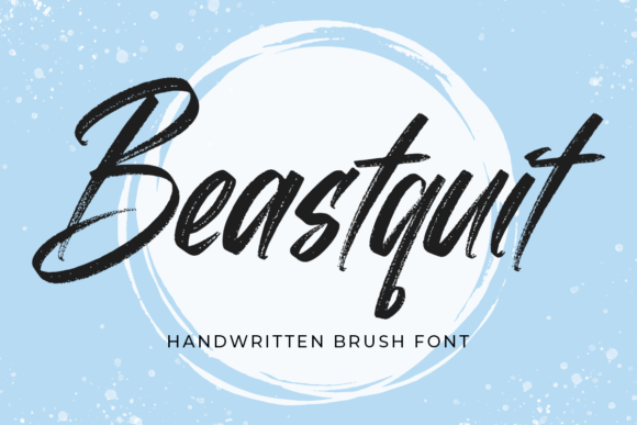 Beastquit Brush: A Bold Typeface for Web Design