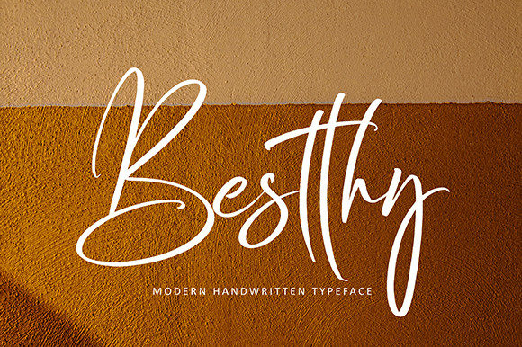 Besthy: An Elegant Script Font for Branding