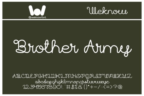 Brother Army Font: A Designerβs Branding Story