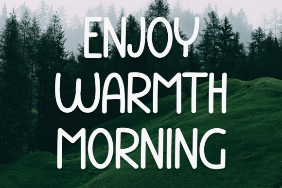 Enjoy Warmth Morning Font Review for Web Design