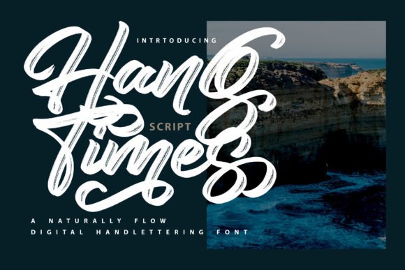 Hang Times: A Handwritten Font for Editorial Elegance
