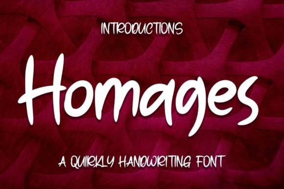 Homages Font: Elevating Brand Identity with Elegant Script