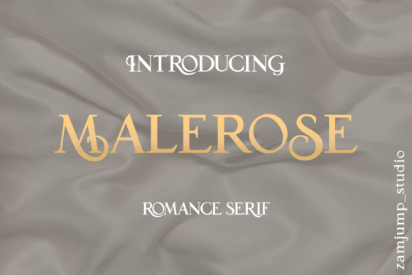 Malerose: An Elegant Serif Font for Editorial Design