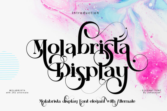 Molabrista: A Luxury Serif Font for Makers