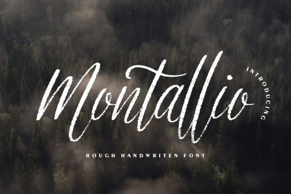 Montallio: A Graceful Handwritten Font for Crafters