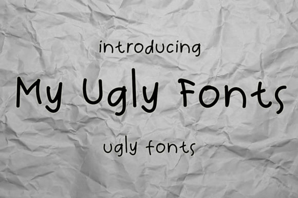 My Ugly Font: A Fresh Handwritten Typeface for Editorial Design