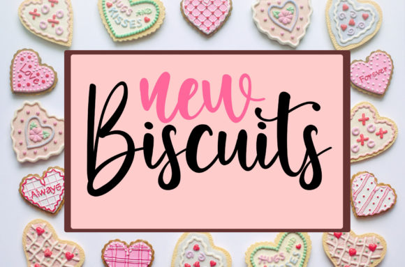 New Biscuits Font for Modern Web Design