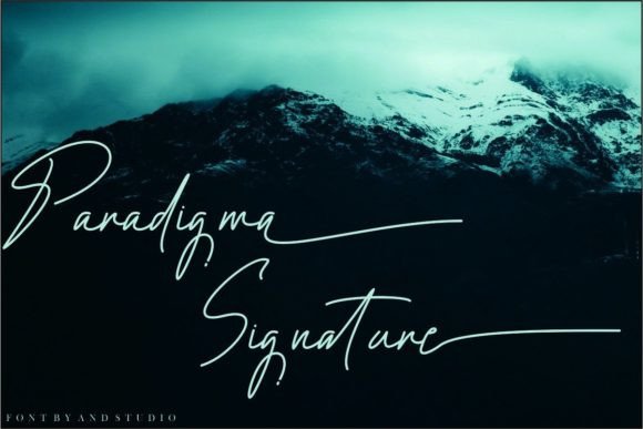Paradigma Signature: The Handwritten Font for Marketers