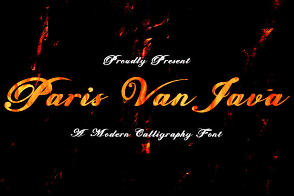 Paris Van Java: A Handwritten Font for Modern Web Design