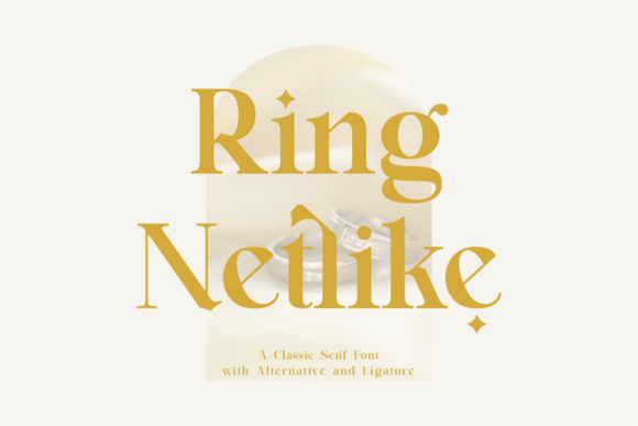 Ring Netlike: A Serif Typeface for Editorial Elegance
