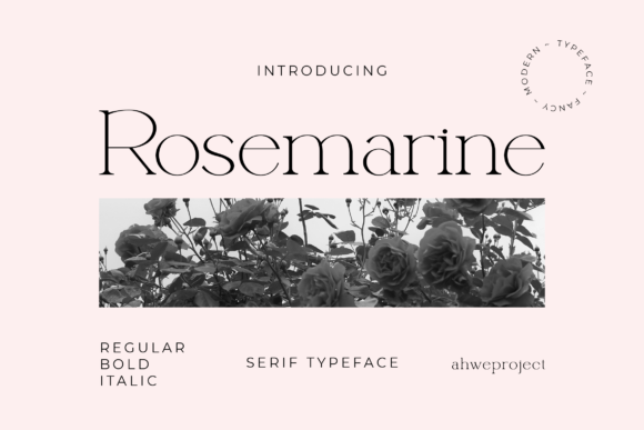 Rosemarine: A Serif Font for Clear Campaign Design